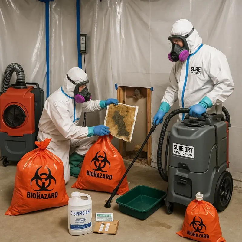 Contaminated Water Handling Protocols process in Woodway, WA