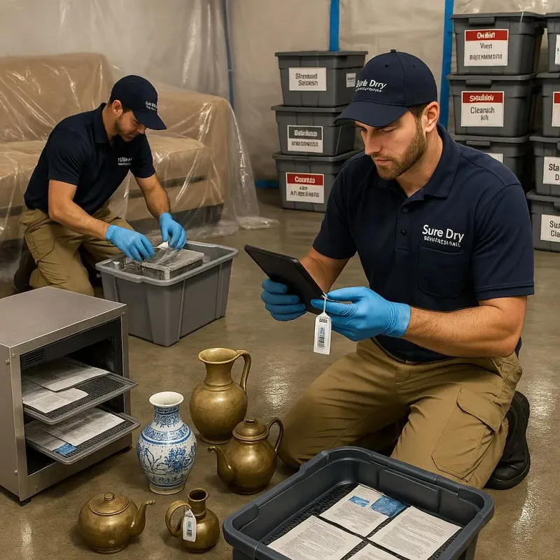 Content Protection and Restoration process in Woodway, WA