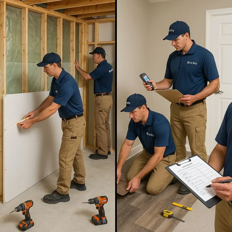 Repairs and Reconstruction process in Woodway, WA